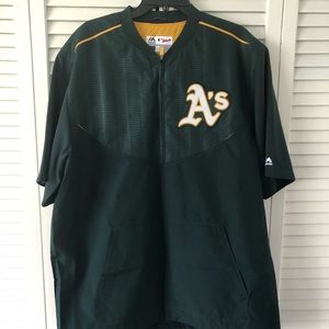 Oakland A’s Majestic Training Pullover